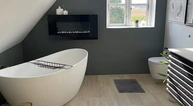 Luksuriøs landejendom midt i natur med welness