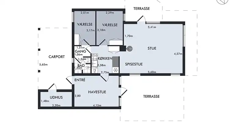 Feriebolig ved Handrup Strand