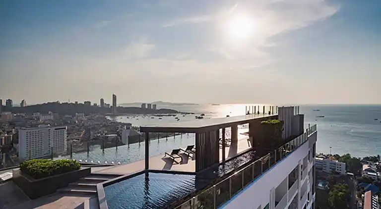 Tolle Lage mit Infinity-Pool - Zentral-Pattaya
