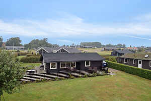 Ferienhaus in Horne mit Meerblick