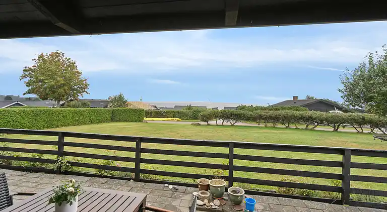 Ferienhaus in Horne mit Meerblick