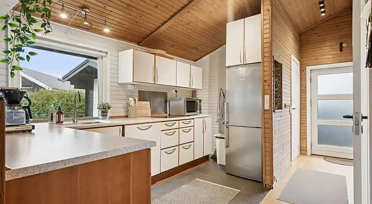 Ferienhaus in Horne mit Meerblick