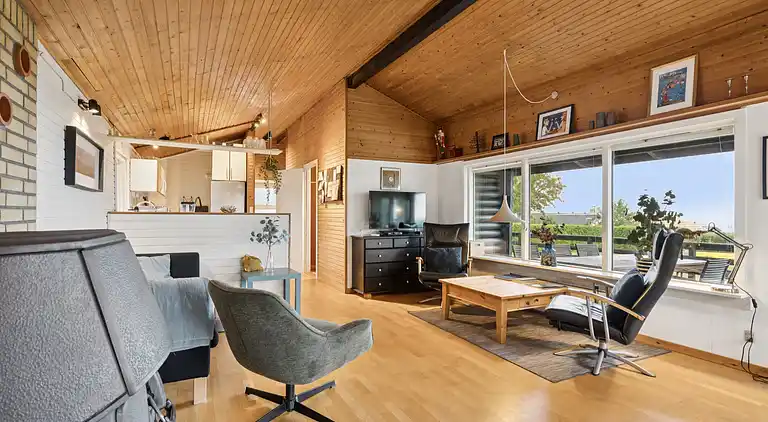 Ferienhaus in Horne mit Meerblick