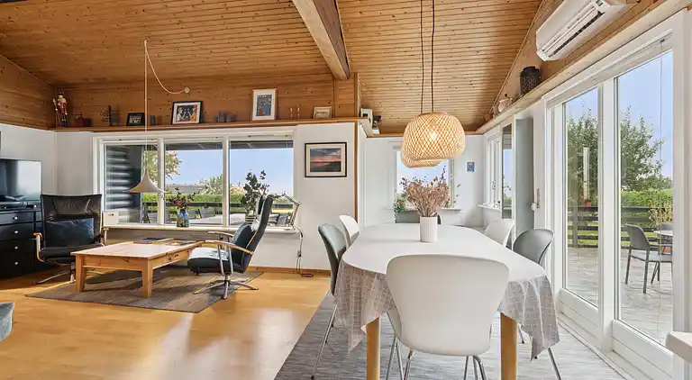 Ferienhaus in Horne mit Meerblick