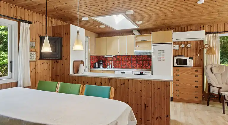 Gemütliches Ferienhaus nahe Dybesø Natur