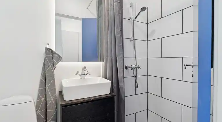 Lys feriebolig nær strand og pool i Dueodde