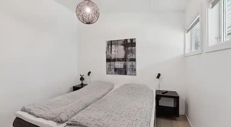 Lys feriebolig nær strand og pool i Dueodde