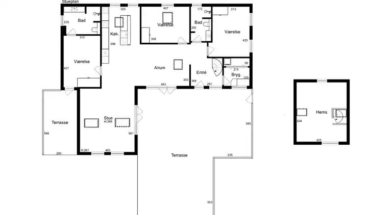 Fint og lyst sommerhus midt i Skagen