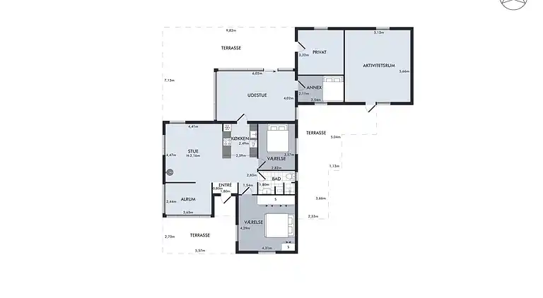 Holiday home in Øer Strand