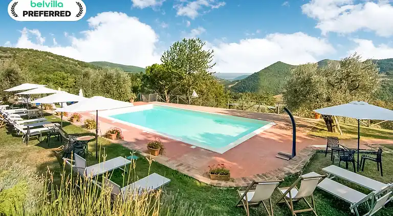 Gårdhus i Monte Santa Maria Tiberina