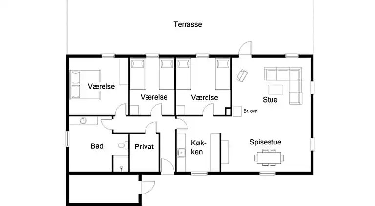 Ferienhaus in Tim