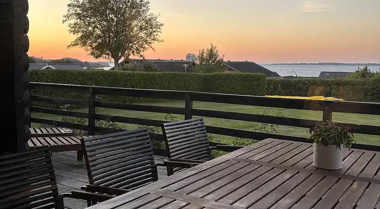 Ferienhaus in Horne mit Meerblick