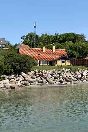 Schönes Haus am Meer