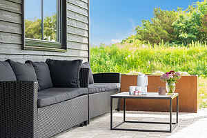 Lyxigt sommarhus med åtta sovrum vid Houstrup Strand 