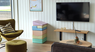 Aktivitetsfyldt sommerhus til 18 personer på Rømø