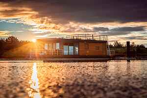 Hausboot in WeißwasserOberlausitz