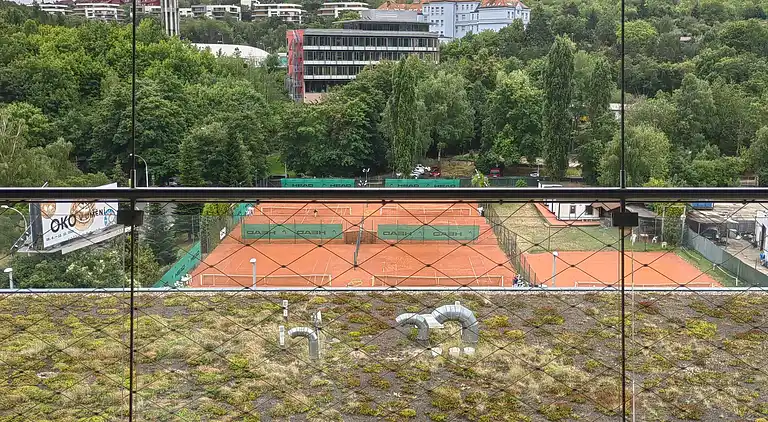 Kostenlose Parkplätze, modernes Apartment in Smichov mit