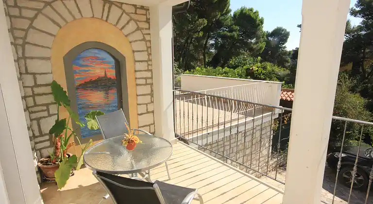 One bedroom apartment with terrace and sea view Rovinj