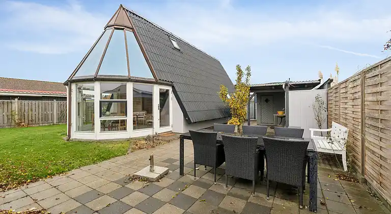 Schönes Ferienhaus mit Meerblick