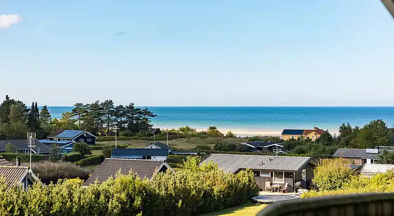 Idyllisches Ferienhaus mit Meerblick