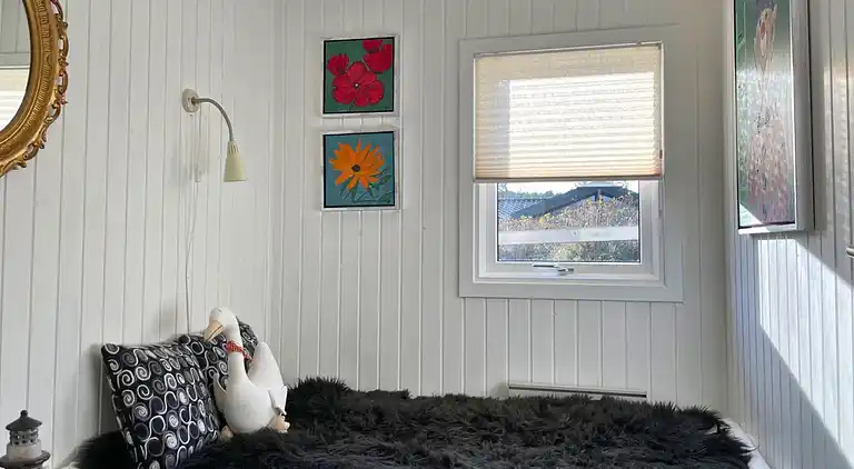 Maison élégante avec vue sur site protégé