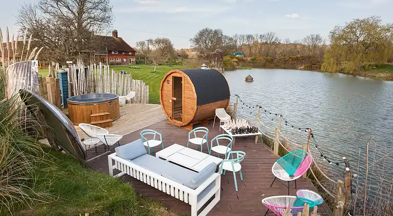 Rückzugsort am See in Sussex