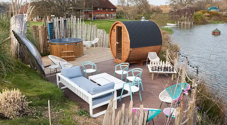 Rückzugsort am See in Sussex