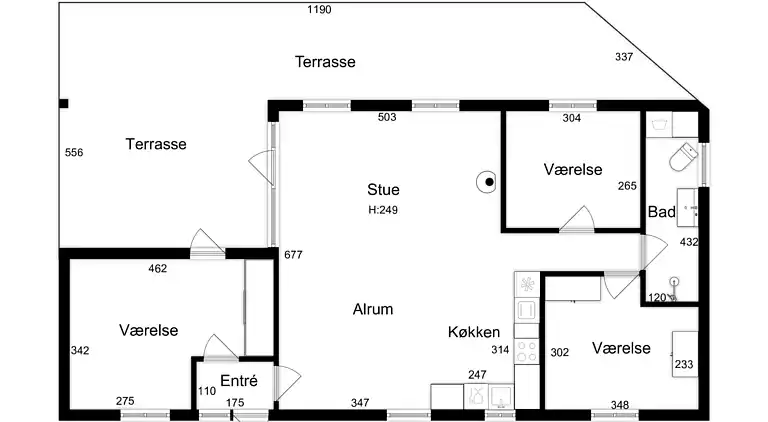 Klassisches Ferienhaus nah Strand und Natur