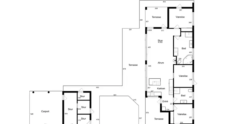 Lovely holiday home near Hals in North Jutland