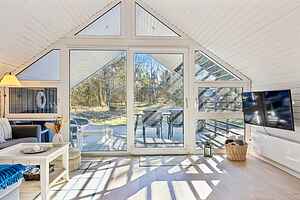 Family retreat by coast and dunes