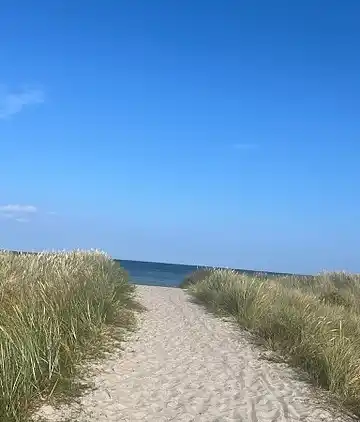 Ro og hygge i Gedesby strand med 800m til vandet