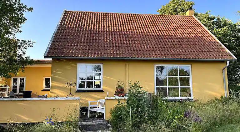 Gemütliches Ferienhaus in Møns natur