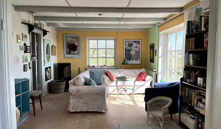 Gemütliches Ferienhaus in Møns natur