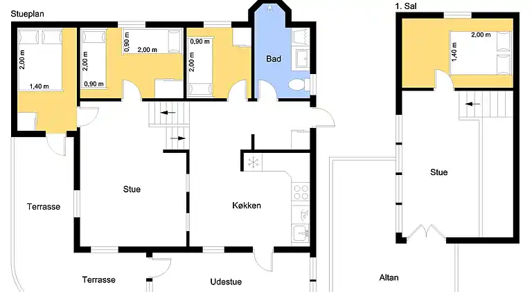 Feriebolig i Nørre Fjand