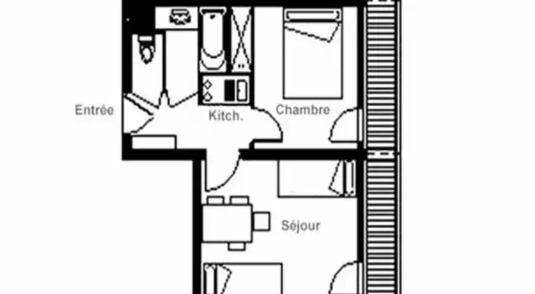 Apartment in Les Menuires
