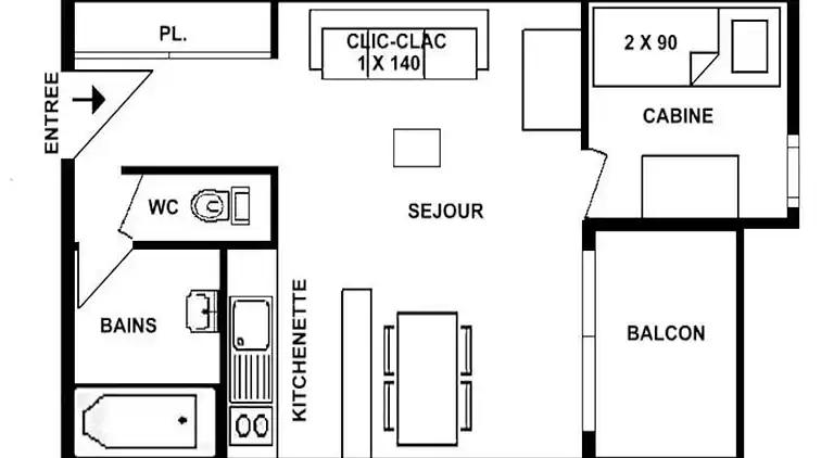 Apartment in Hauteluce