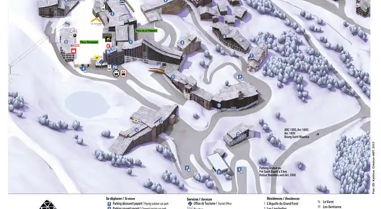 Ferienwohnung in Arc 2000