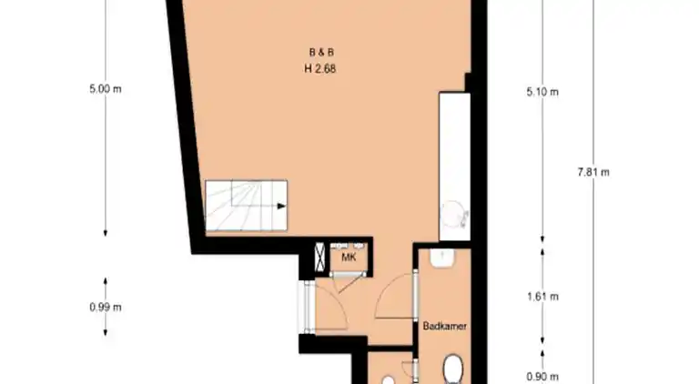 Apartment in Binnenstad