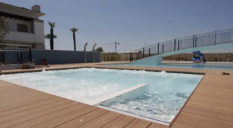 Modern apartment in a residence with pool