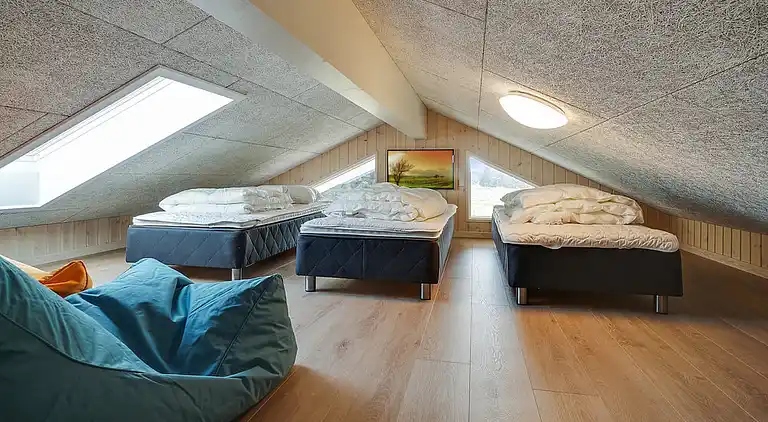 Rummeligt sommerhus med pool og aktiviteter