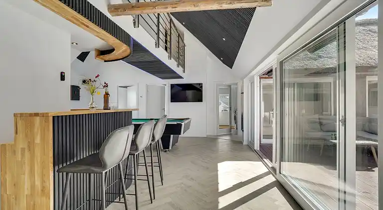 Luxus-Ferienhaus an der Nordsee mit Pool