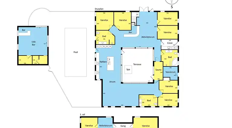 Luxus-Ferienhaus an der Nordsee mit Pool