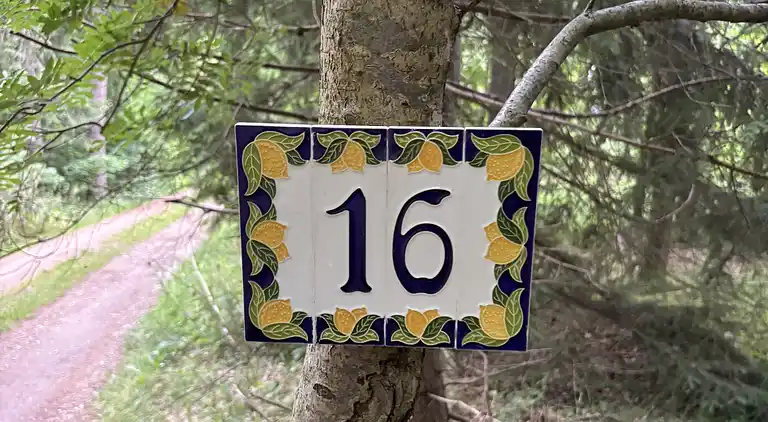 Sommerhus i naturen med ro, pejs og have