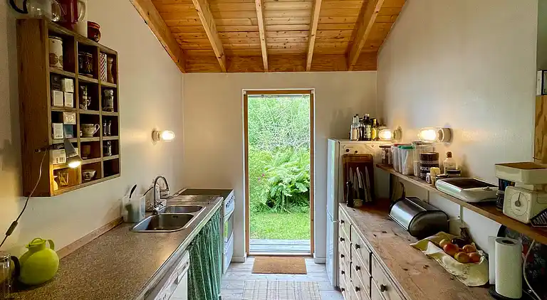 Architektenoase in der Landschaft von Mols