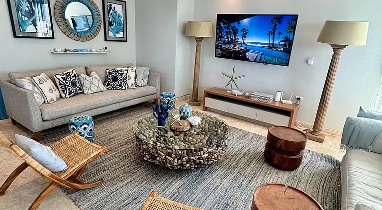 JuanDolio Penthouse, 3 Schlafzimmer, Strandlage gegenüber