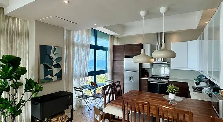 JuanDolio Penthouse, 3 Schlafzimmer, Strandlage gegenüber