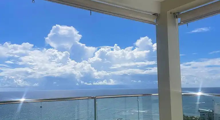JuanDolio Penthouse, 3 Schlafzimmer, Strandlage gegenüber