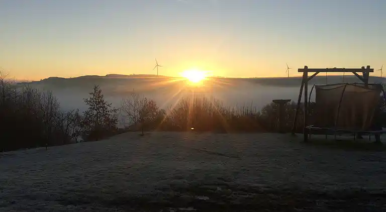 Luxuriöse walisische Holzhütte