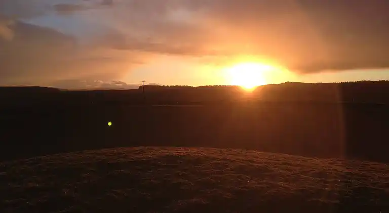 Luxuriöse walisische Holzhütte