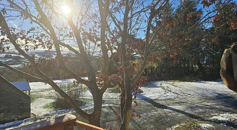 Luxuriöse walisische Holzhütte